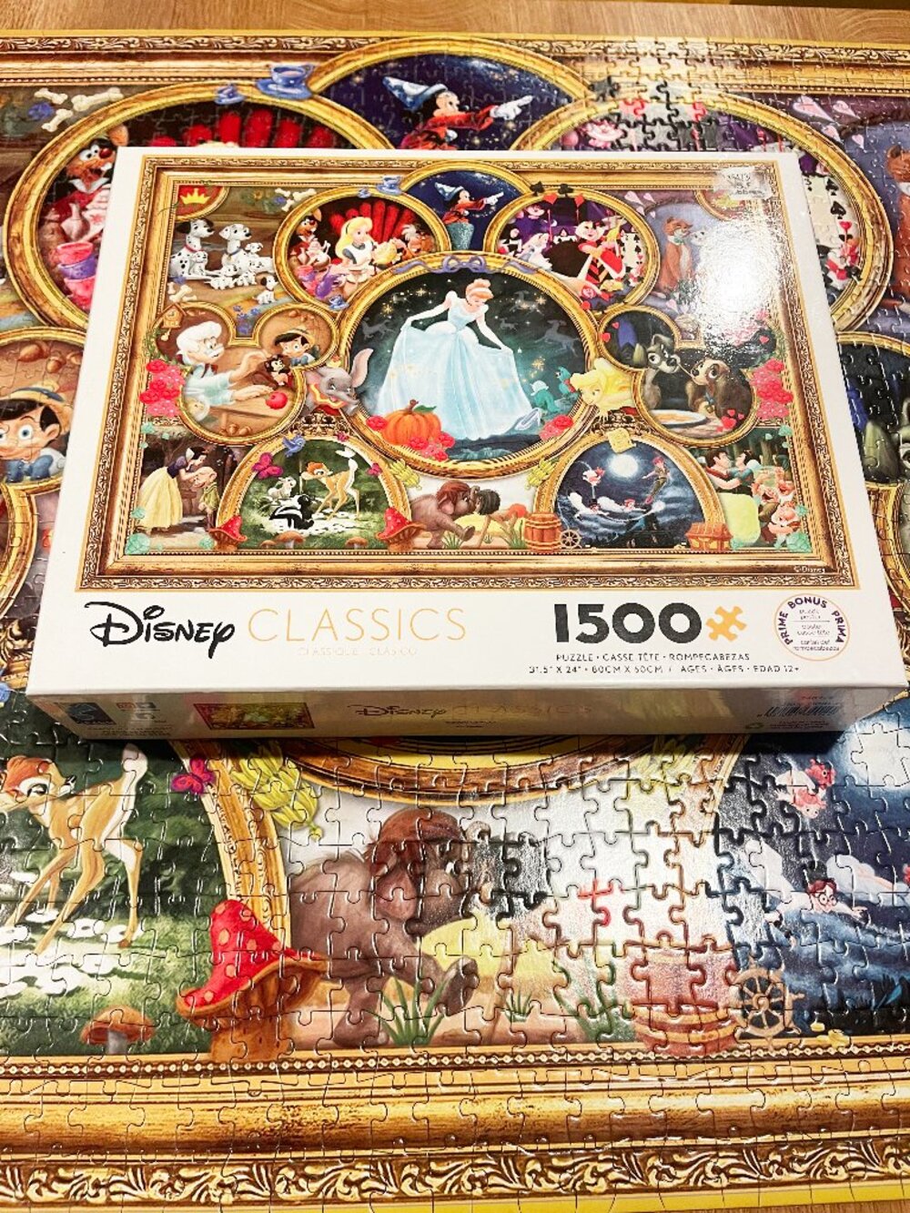 Ceaco Disney Classics 1500 Piece Puzzle Complete with Bonus Poster